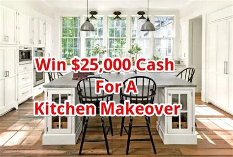how to win a kitchen makeover|dream kitchen sweepstakes.